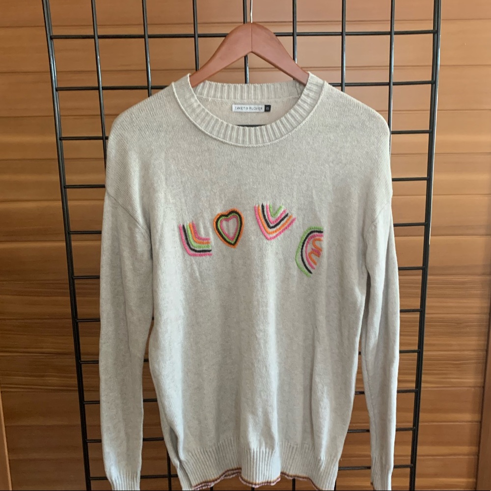 Love crewneck by Zaket & Plover